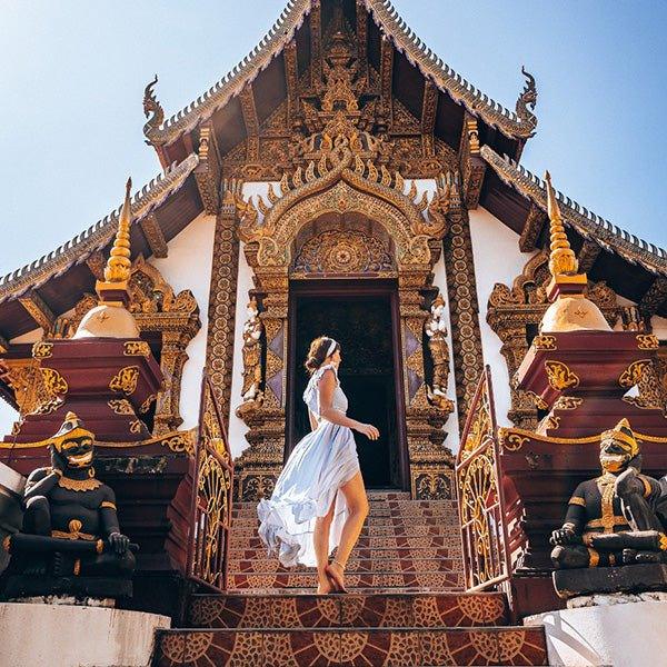 5 Best Temples to Visit in Chiang Mai - Cocopiña: Flowy boho chic dresses with pockets.
