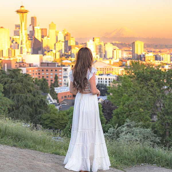 Seattle's Kerry Park - One of the best viewpoints for viewing Mt. Rainier