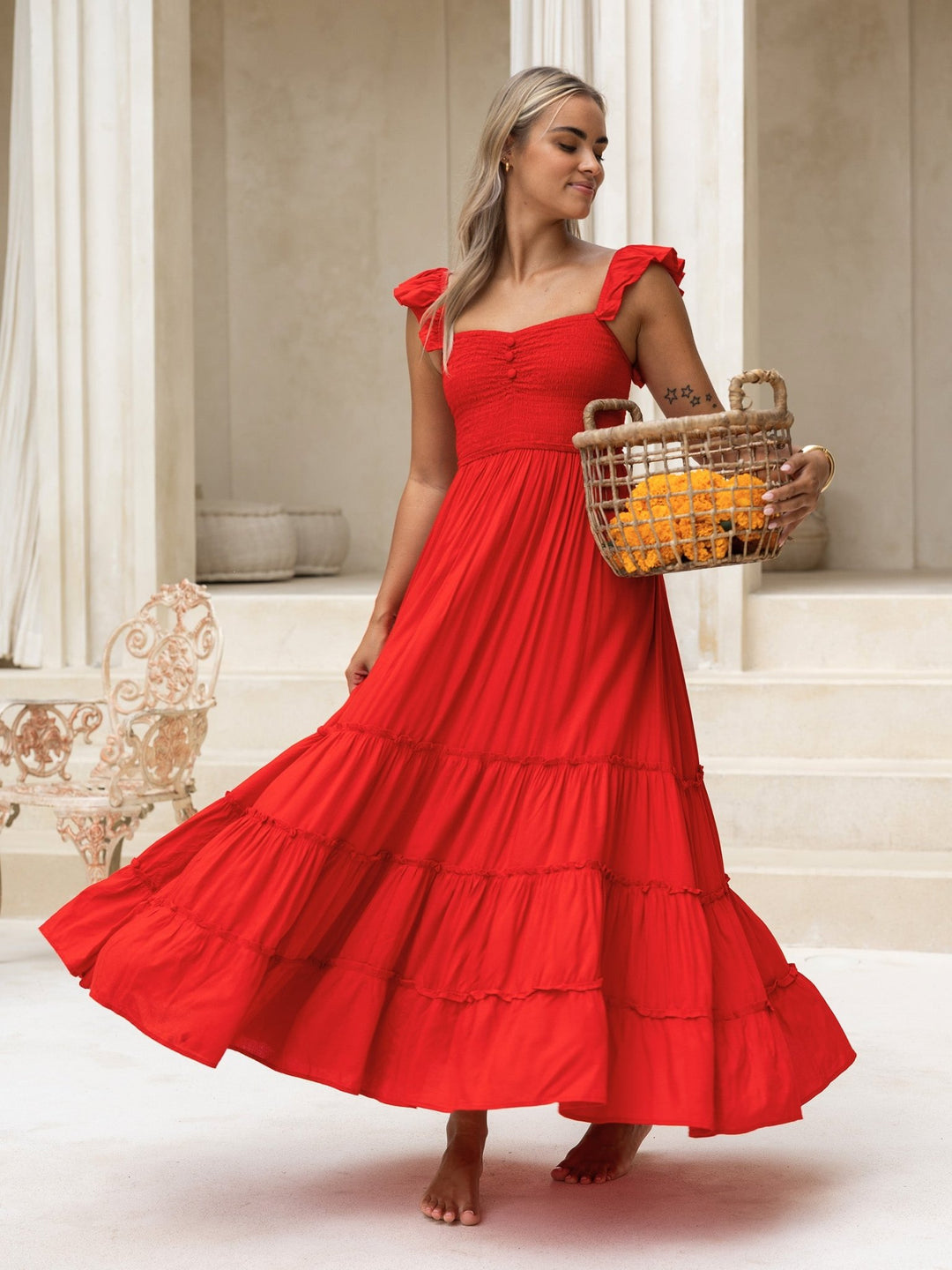 belle in red dress Cosplay Belle Christmas Red Dress Custommade Costume for Woman