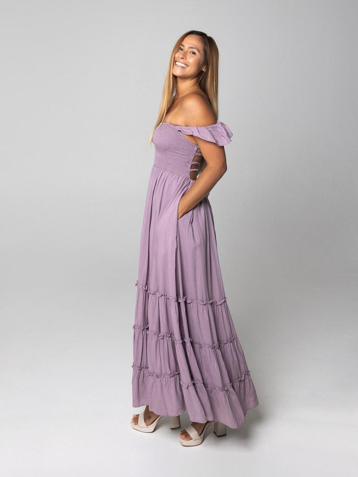 Cocopiña Belle maxi Dress with lining and pockets